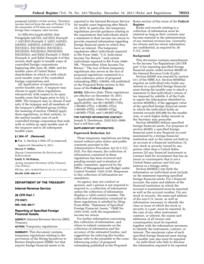IRS Form 8938 Reporting Rules
