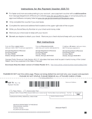 Georgia Payment Voucher