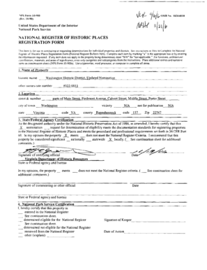 National Register of Historic Places Registration Form