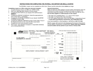 Payroll Tax Deposit Coupon DE 88ALL