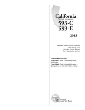 California Real Estate Withholding Certificate