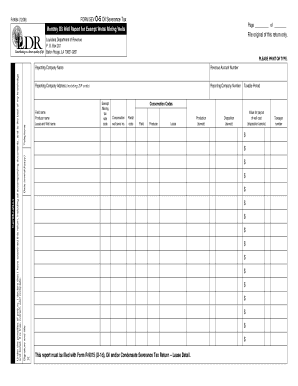 Louisiana Oil Severance Tax Form R-9054