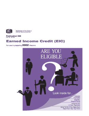 IRS Publication 596 Earned Income Credit