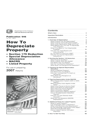 IRS Publication 946 Depreciation Guide