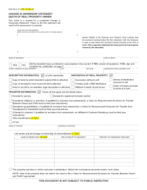 California Property Tax Base Year Value Transfer Claim