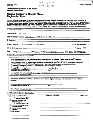 National Register of Historic Places Registration Form