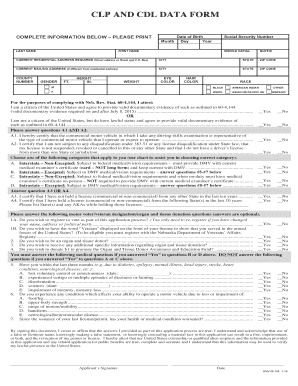 Nebraska Commercial Driver's License Application