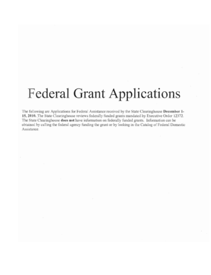Federal Grant Application SF-424