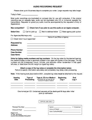 Alaska Court Audio Recording Request