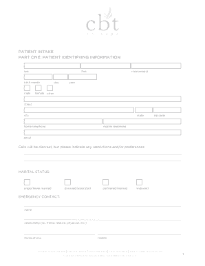 Patient Intake Form