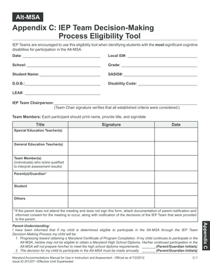 Alt-MSA Eligibility Tool