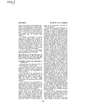 IRS Tax Refund Claim Instructions
