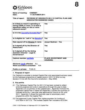 Summary report template - Kirklees Council webcasts