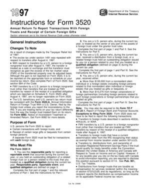 Form 3520 Instructions