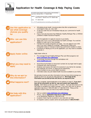 Michigan Health Coverage Application