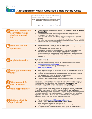 Michigan Health Coverage Application