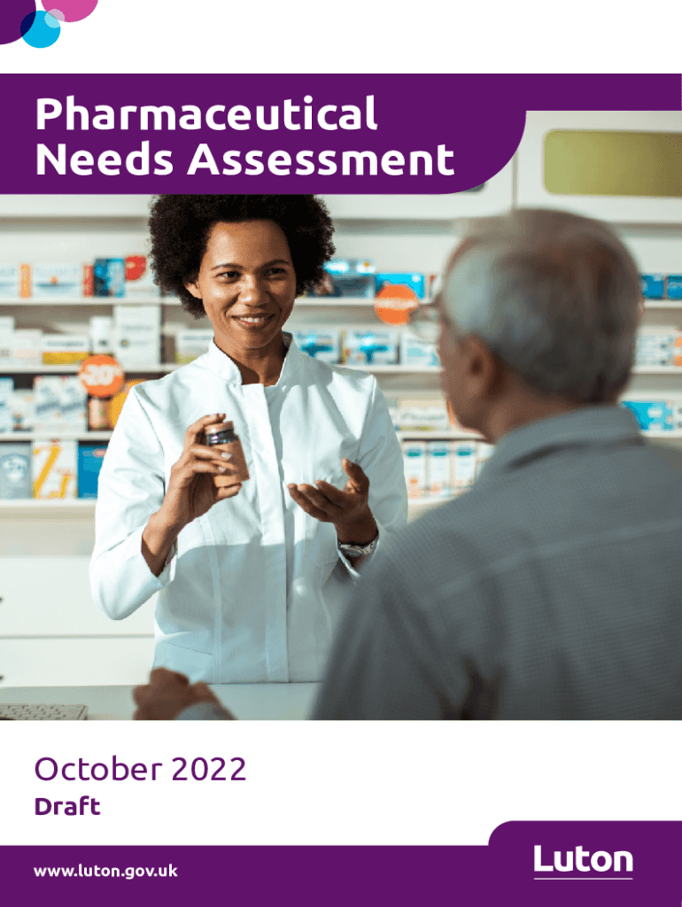 Fillable Online Luton Council Pharmaceutical Needs Assessment. Luton