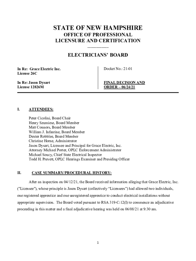 Fillable Online In Re Grace Electric Inc Fax Email Print pdfFiller