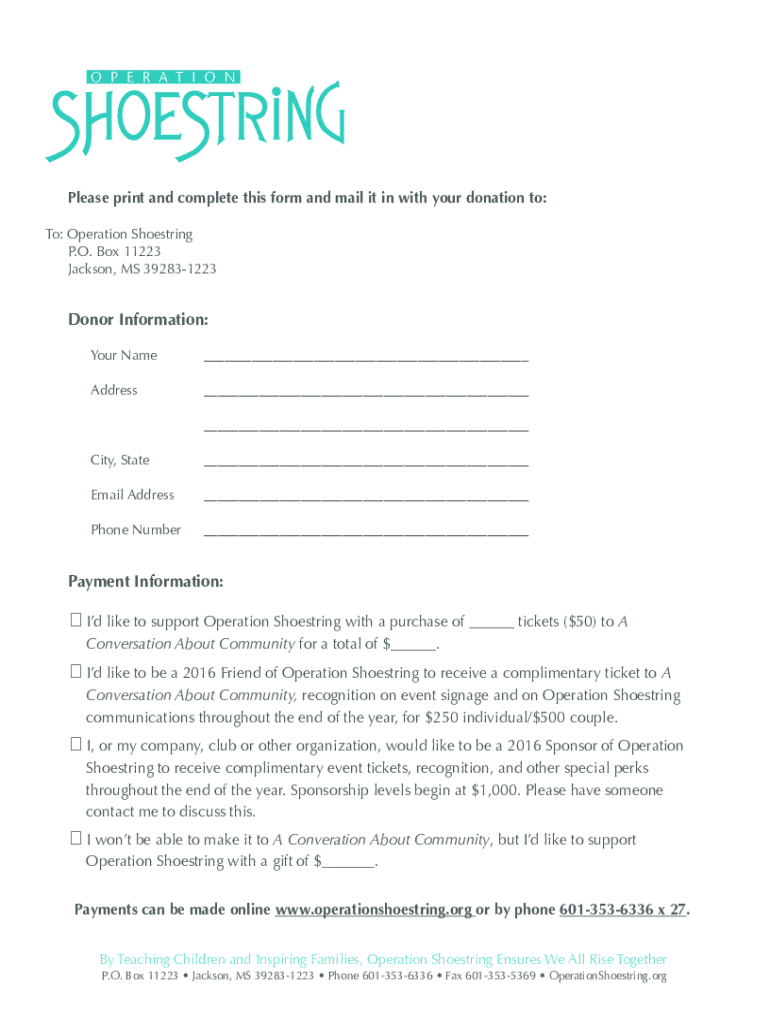 Fillable Online Donate Now Tunnel to Towers Foundation Fax Email