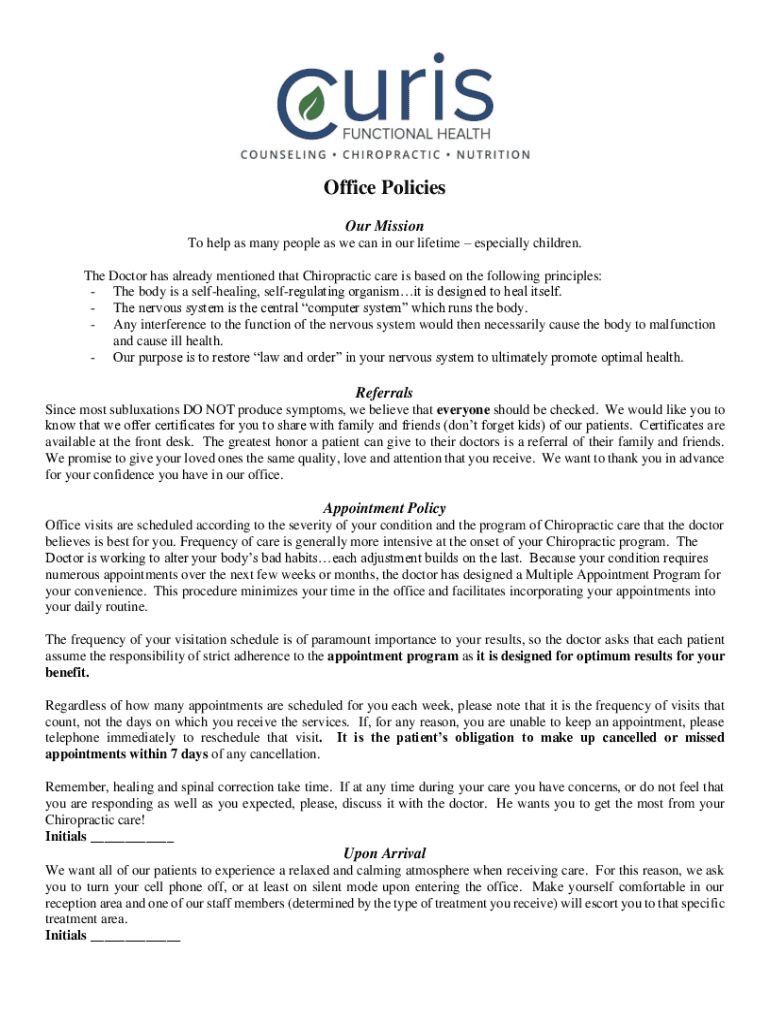 Fillable Online Does Insurance Cover Chiropractors? Here's What You