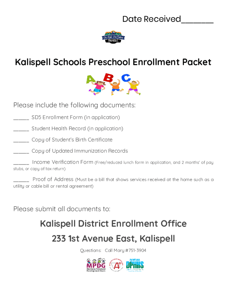Fillable online student health forms kalispell public school district