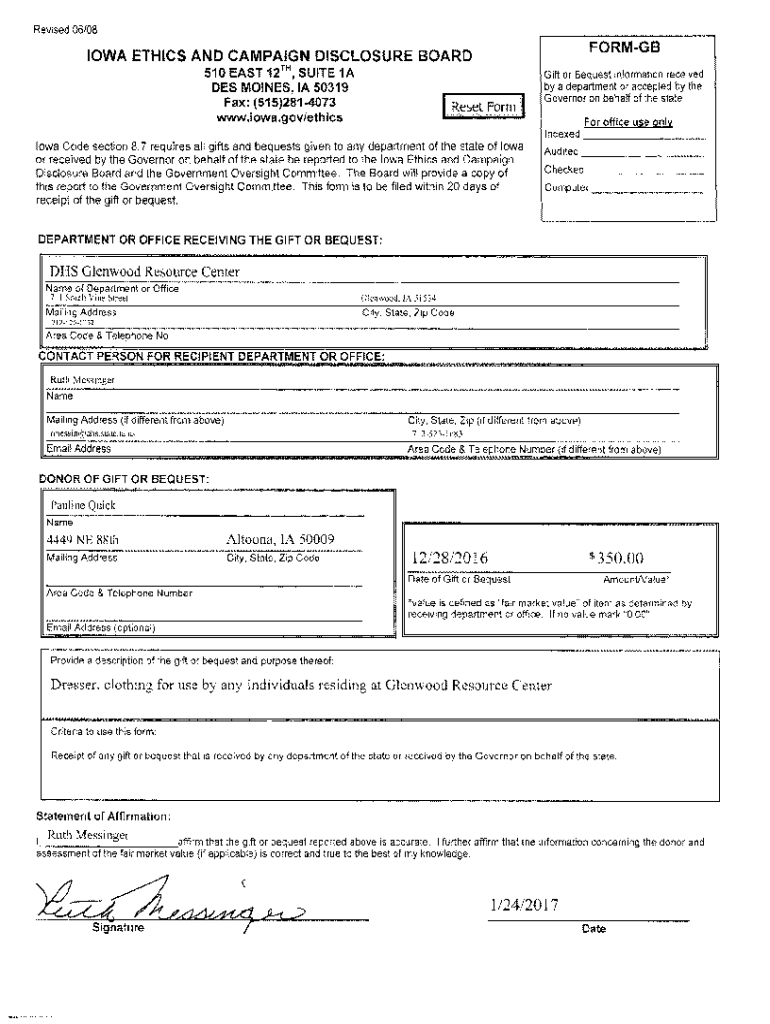 Form preview