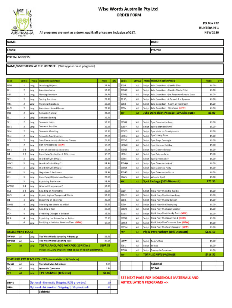 Form preview