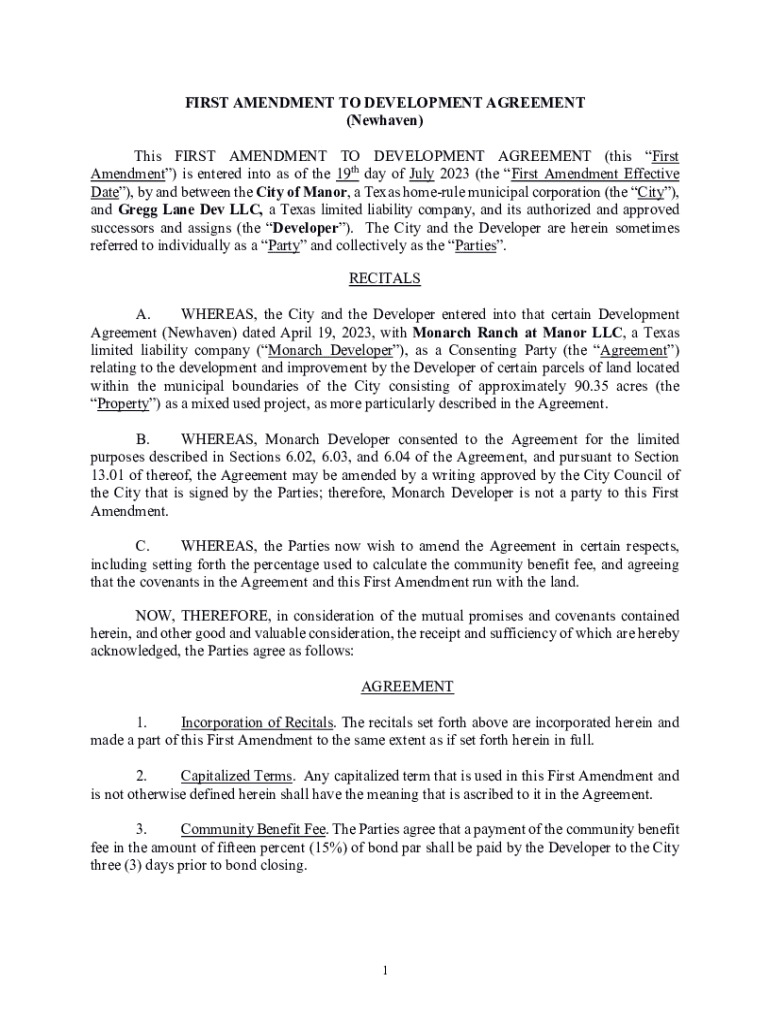 Fillable Online First Amendment to Agreement and Plan of Merger, dated ...