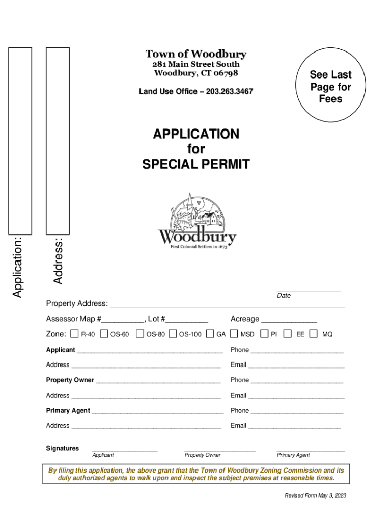 Fillable Online Town of Woodbury GIS Maps New England GeoSystems Fax