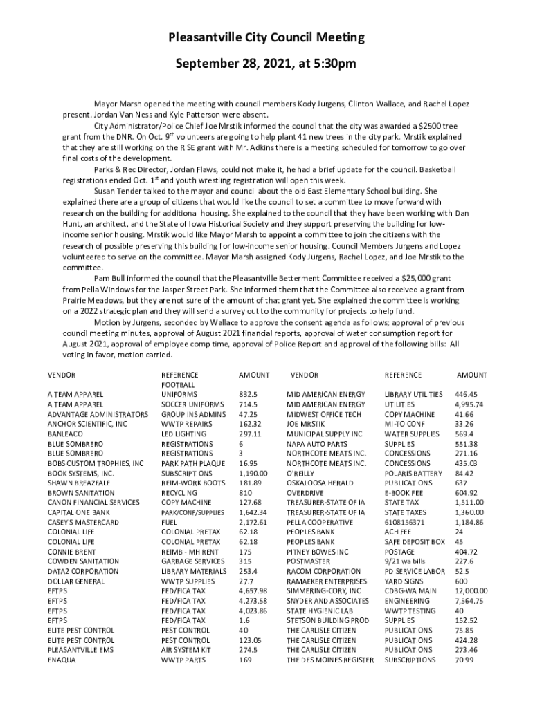 Fillable Online Lee's Summit City Council Fax Email Print pdfFiller