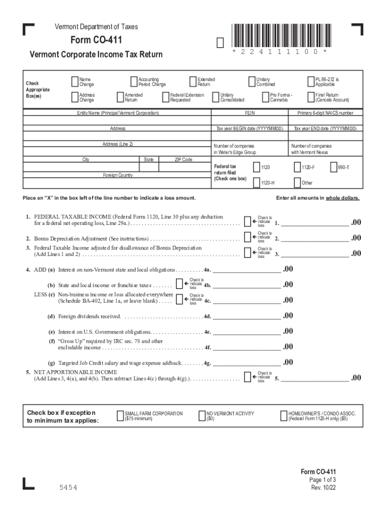 vermont co 411 Preview on Page 1