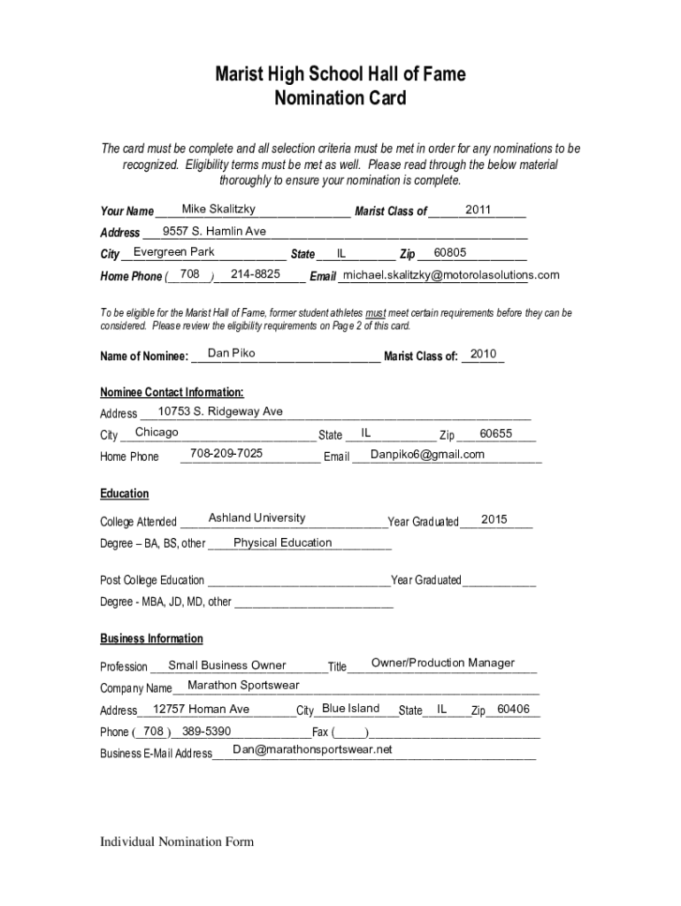 Form preview