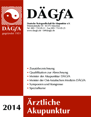 Deutsche rztegesellschaft fr Akupunktur e.V. - Willkommen