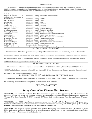 Fillable Online PROCLAMATION Recognition of the Vietnam War Veterans ...
