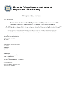 Fillable Online The New MSB Registrant Search Web page Fax Email Print ...