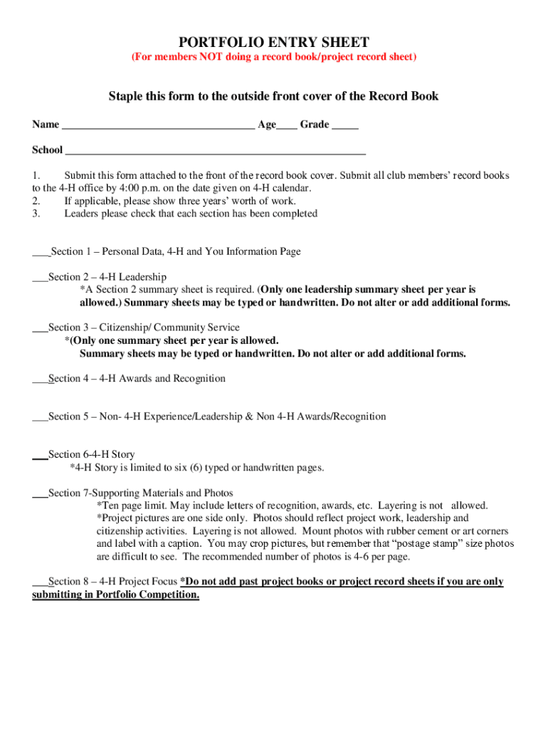 Fillable Online Individual Record Book Cover Sheet Fax Email Print