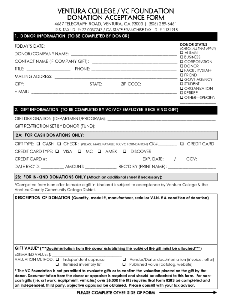 Fillable Online Tax Preparation Office in Ventura, CA Fax Email Print pdfFiller