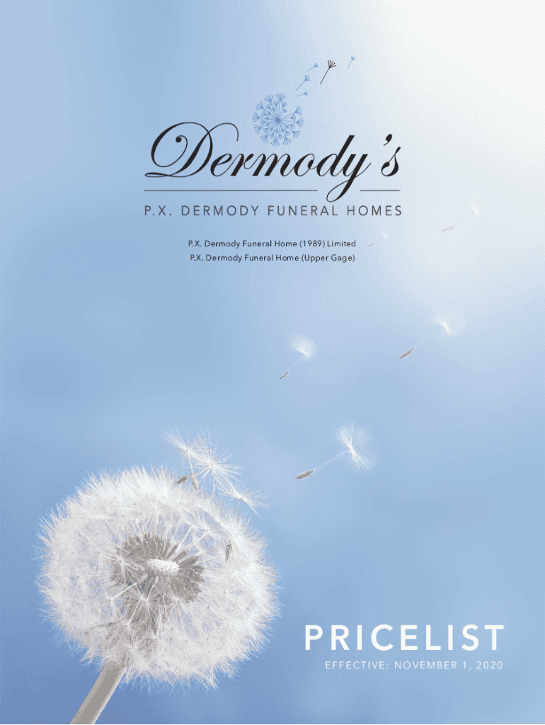 Fillable Online Beautiful Urn ArchBy P.X. Dermody Funeral HomesFacebook