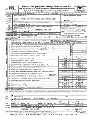 Fillable Online Form 990 - Return of Organization Exempt From Income ...