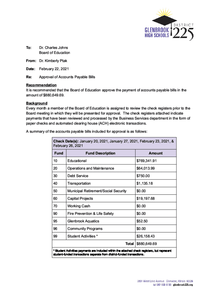 Bills Google Docs