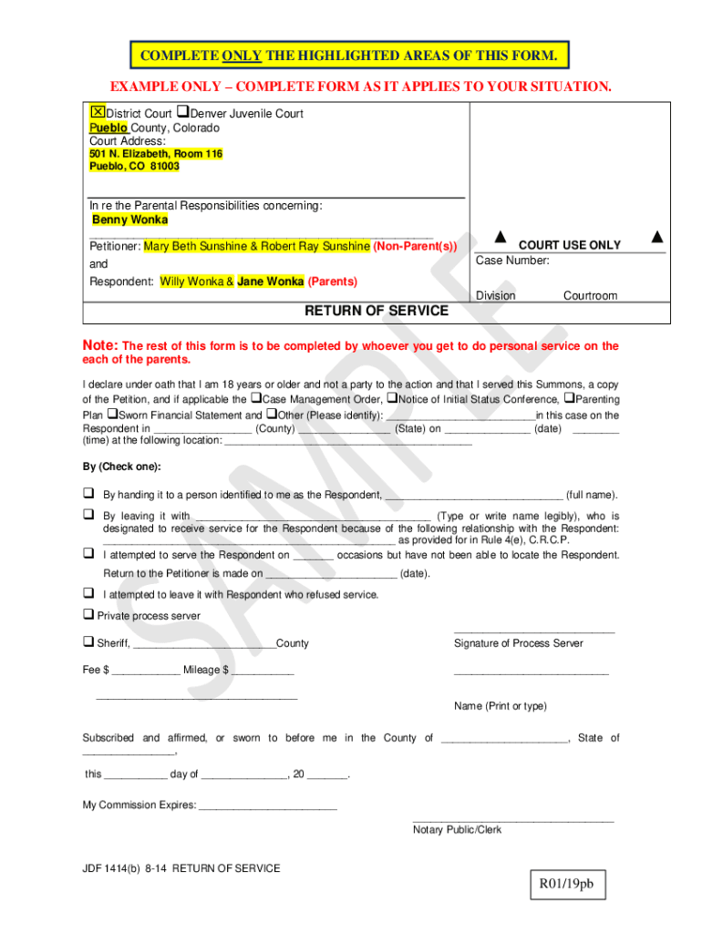 Fillable Online colorado court case class codes Fax Email Print pdfFiller