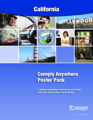 Fillable Online All In One Poster Company - State and Federal Labor Law ...