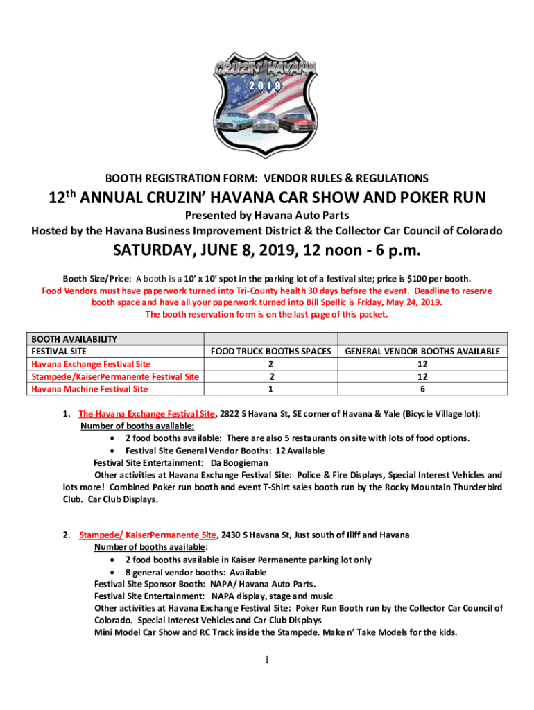 Fillable Online Event Vendor Registration Form Template Fax Email Print