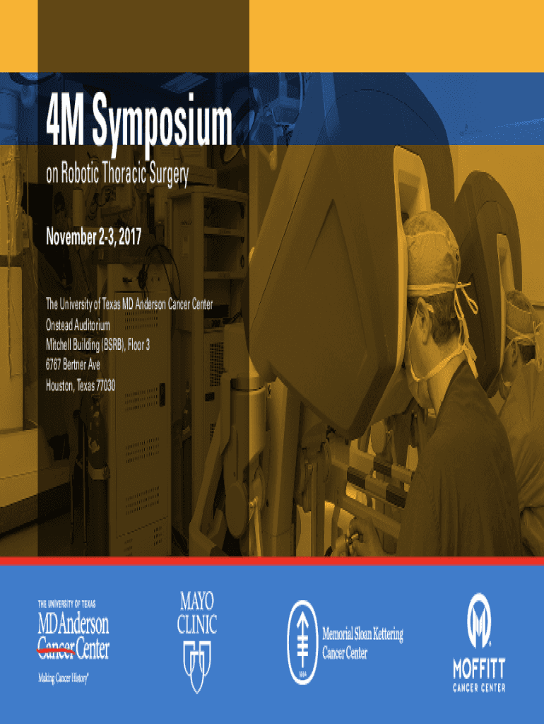 Fillable Online Robotics in Plastic Surgery MD Anderson Cancer Center