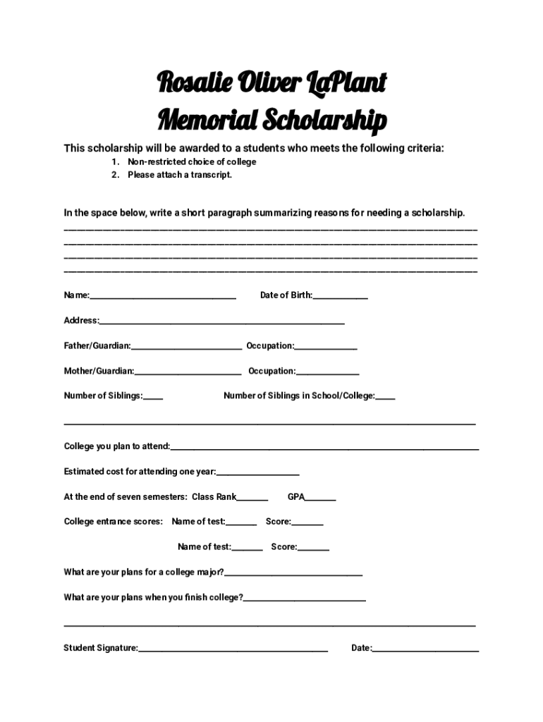 Fillable Online Scholarships for UWS Students - University of Western ...