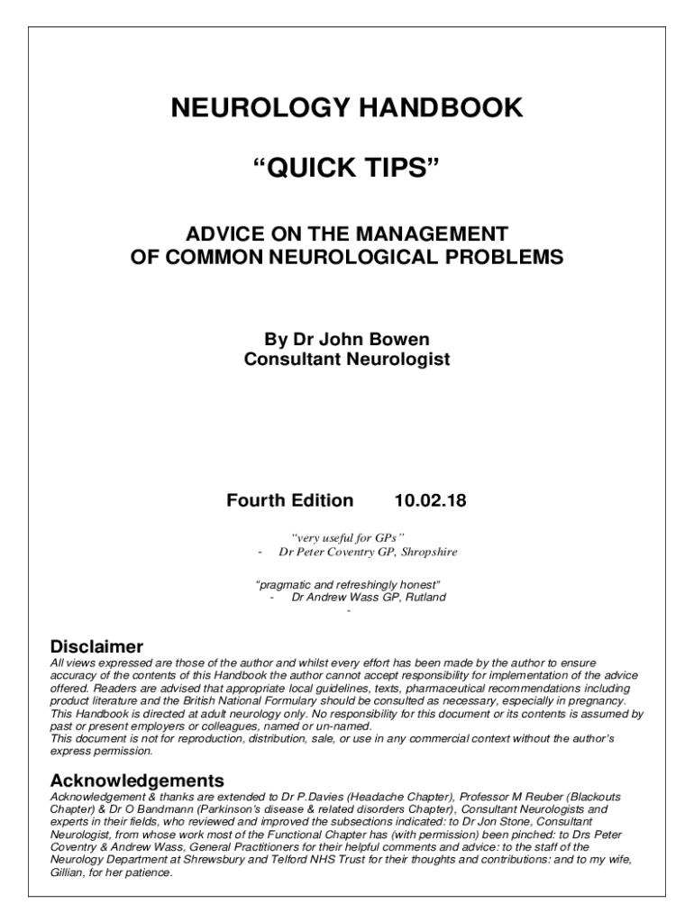 Fillable Online Dr John Bowen Consultant Neurologist Fax Email Print