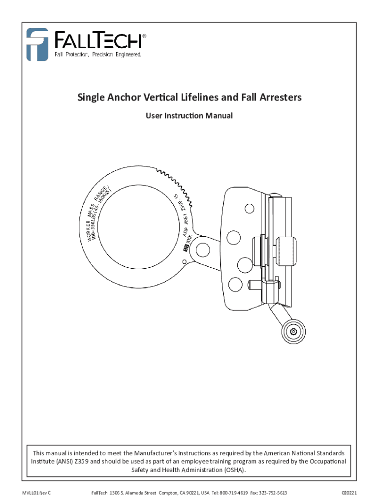 Fillable Online Understanding the ANSI Z359 Fall Protection Code Fax Email Print pdfFiller