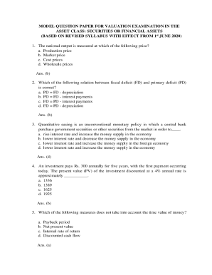 Fillable Online SFA Sample Paper new.pdf - MODEL QUESTION ... Fax Email ...