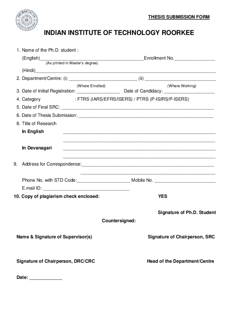 Fillable Online Certification of Master's Degree Without Thesis Fax