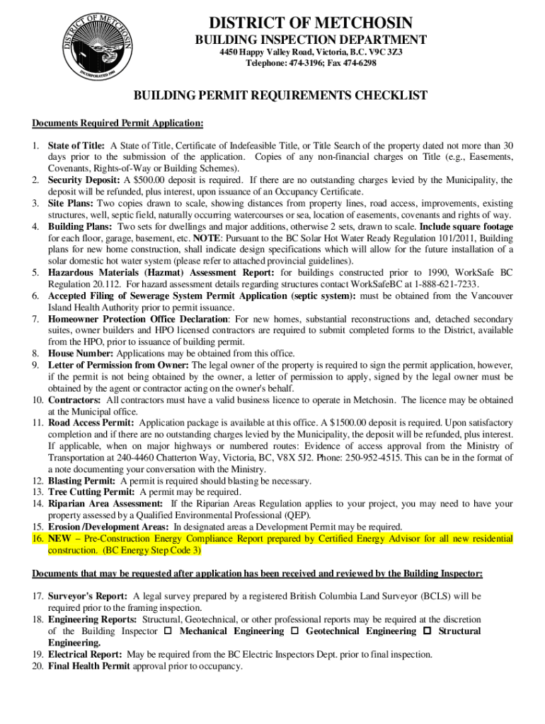 Fillable Online permit requirements form Fax Email Print - pdfFiller